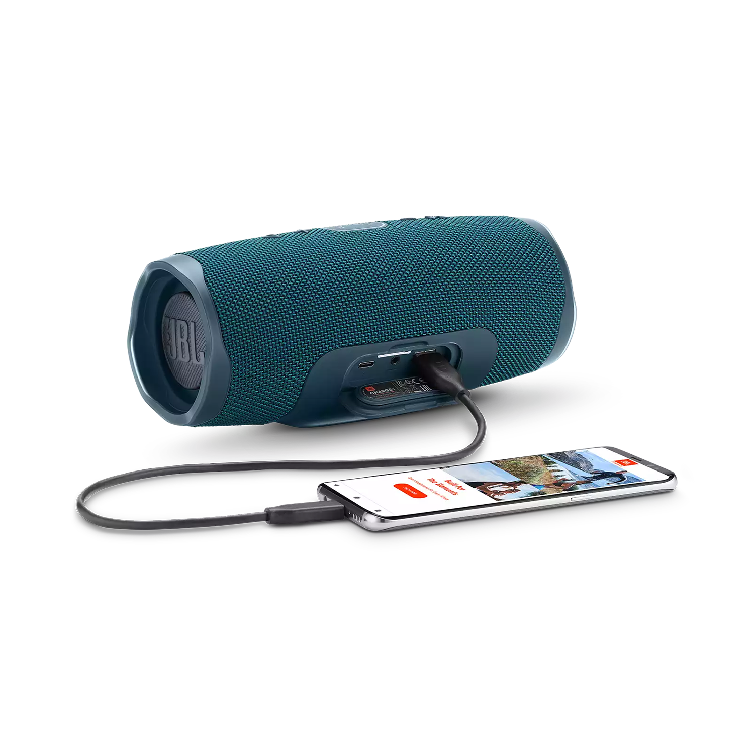 JBL Charge 4 Portable Bluetooth Speaker (Blue)